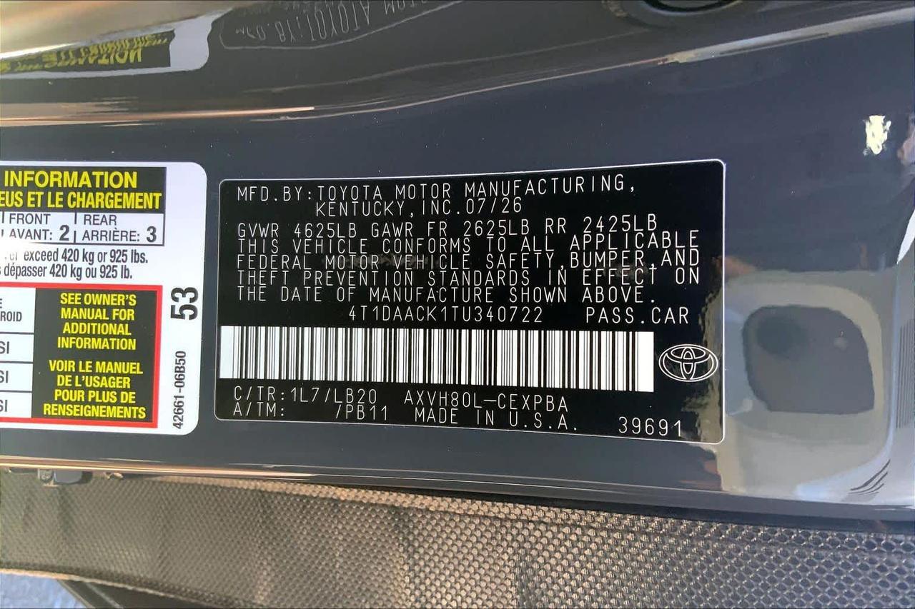 2026 Toyota Camry XSE Folsom CA