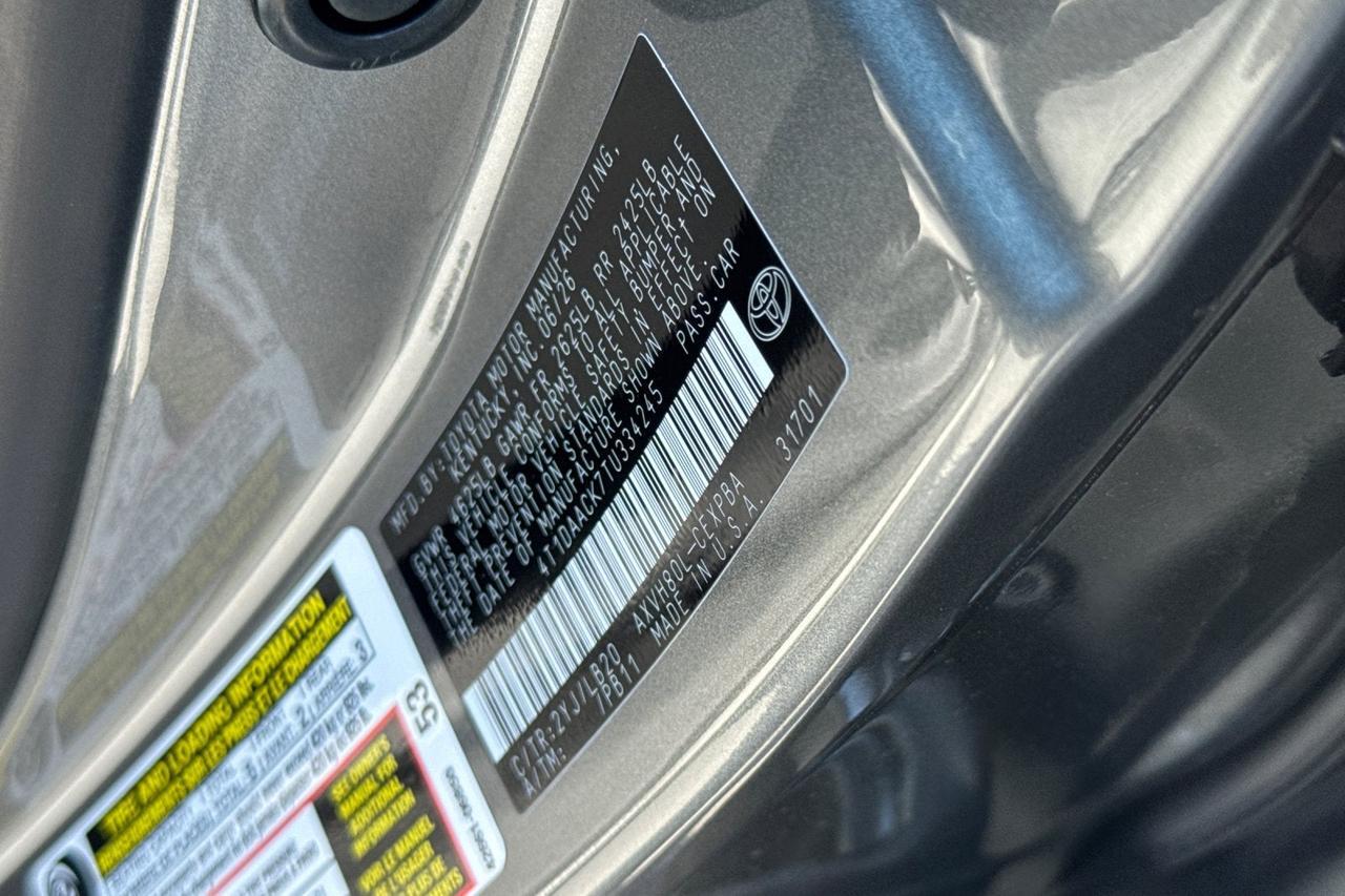 2026 Toyota Camry XSE Roseville CA