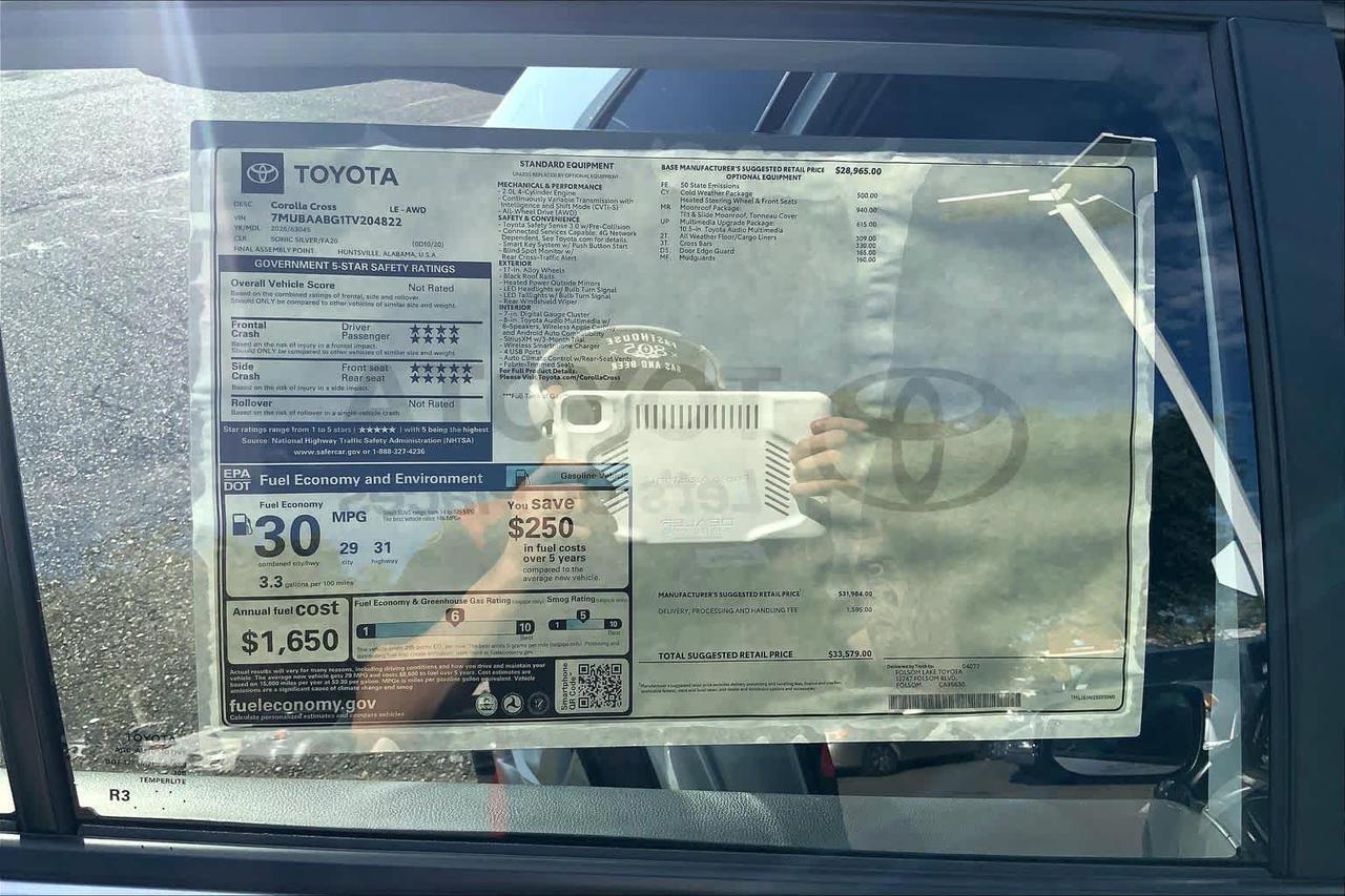 2026 Toyota Corolla Cross LE Folsom CA