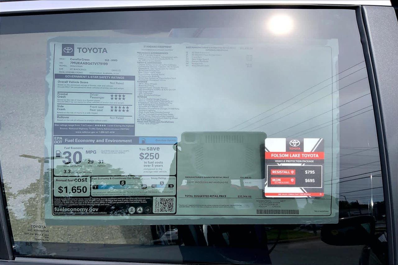 2026 Toyota Corolla Cross XLE Folsom CA