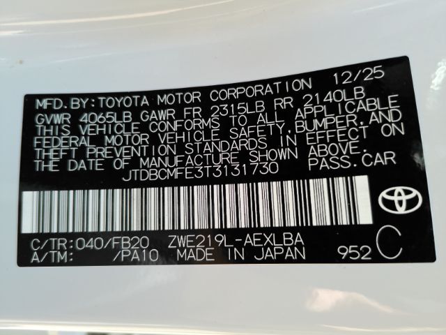 2026 Toyota Corolla Hybrid Hybrid LE Plano TX