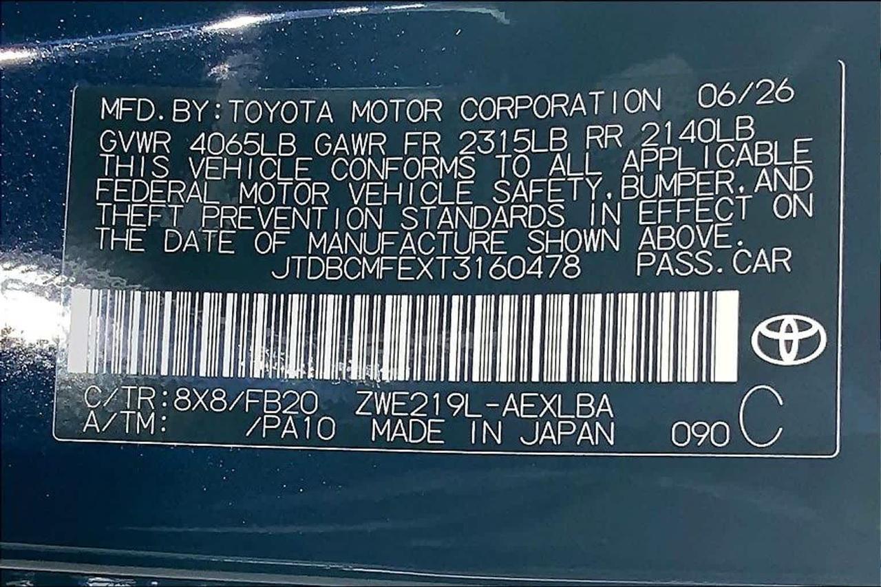 2026 Toyota Corolla Hybrid LE Folsom CA