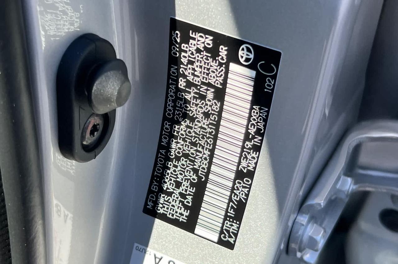 2026 Toyota Corolla Hybrid XLE Roseville CA