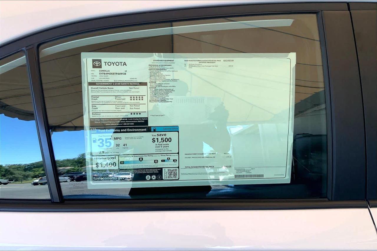 2026 Toyota Corolla LE Folsom CA