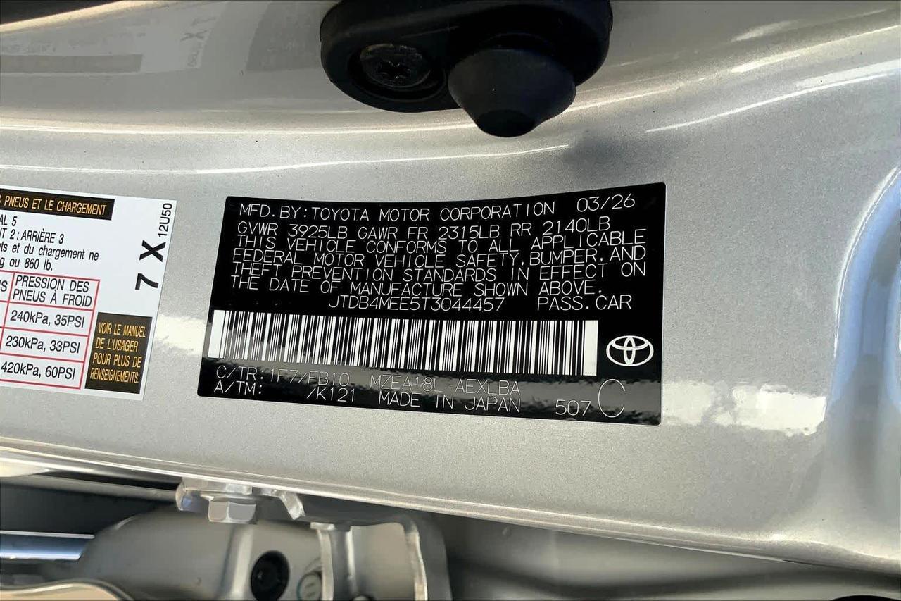 2026 Toyota Corolla LE Folsom CA