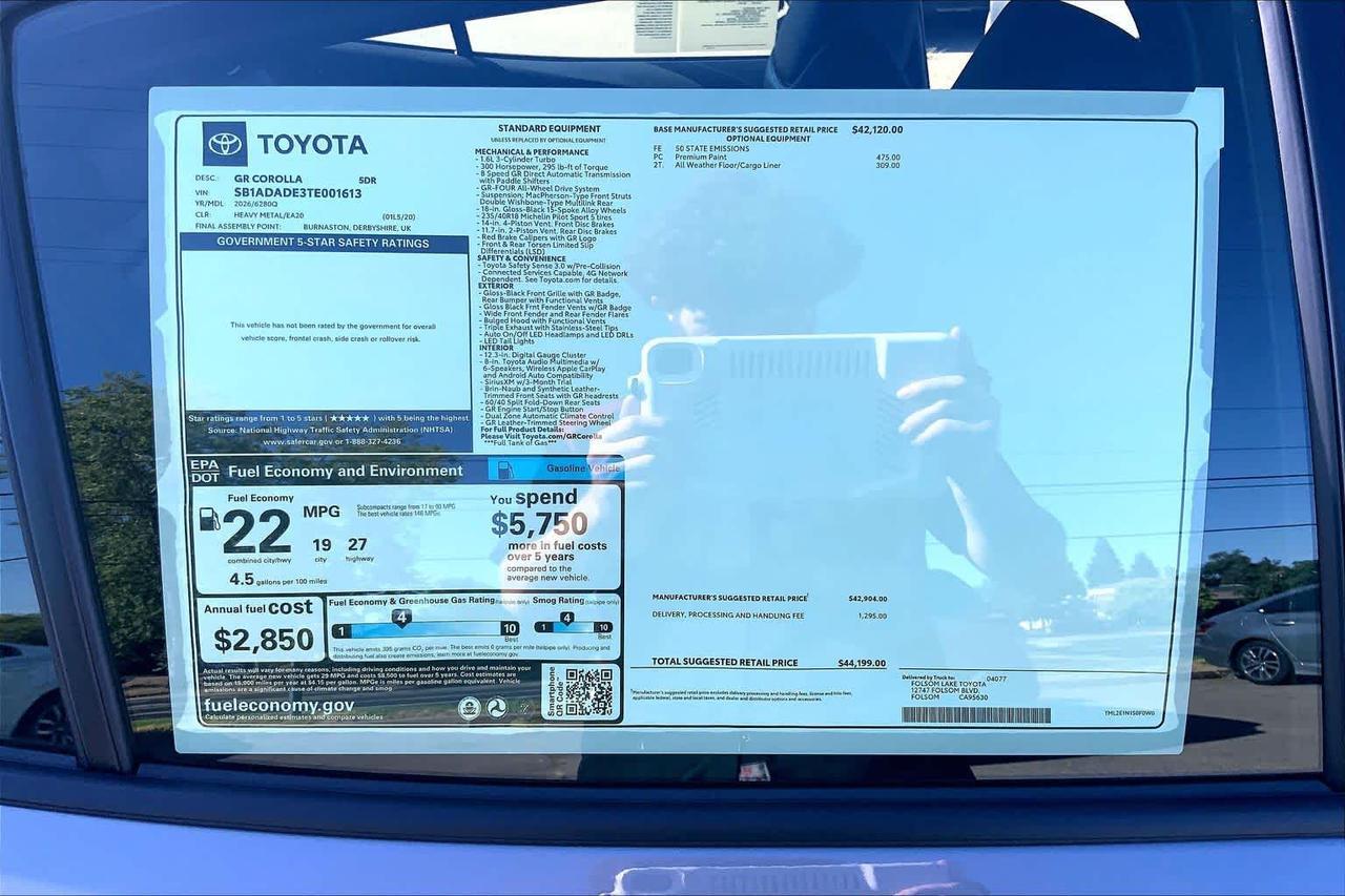 2026 Toyota GR Corolla Folsom CA