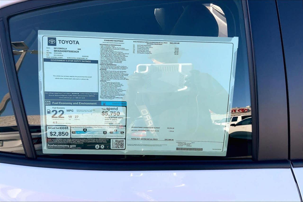 2026 Toyota GR Corolla Folsom CA