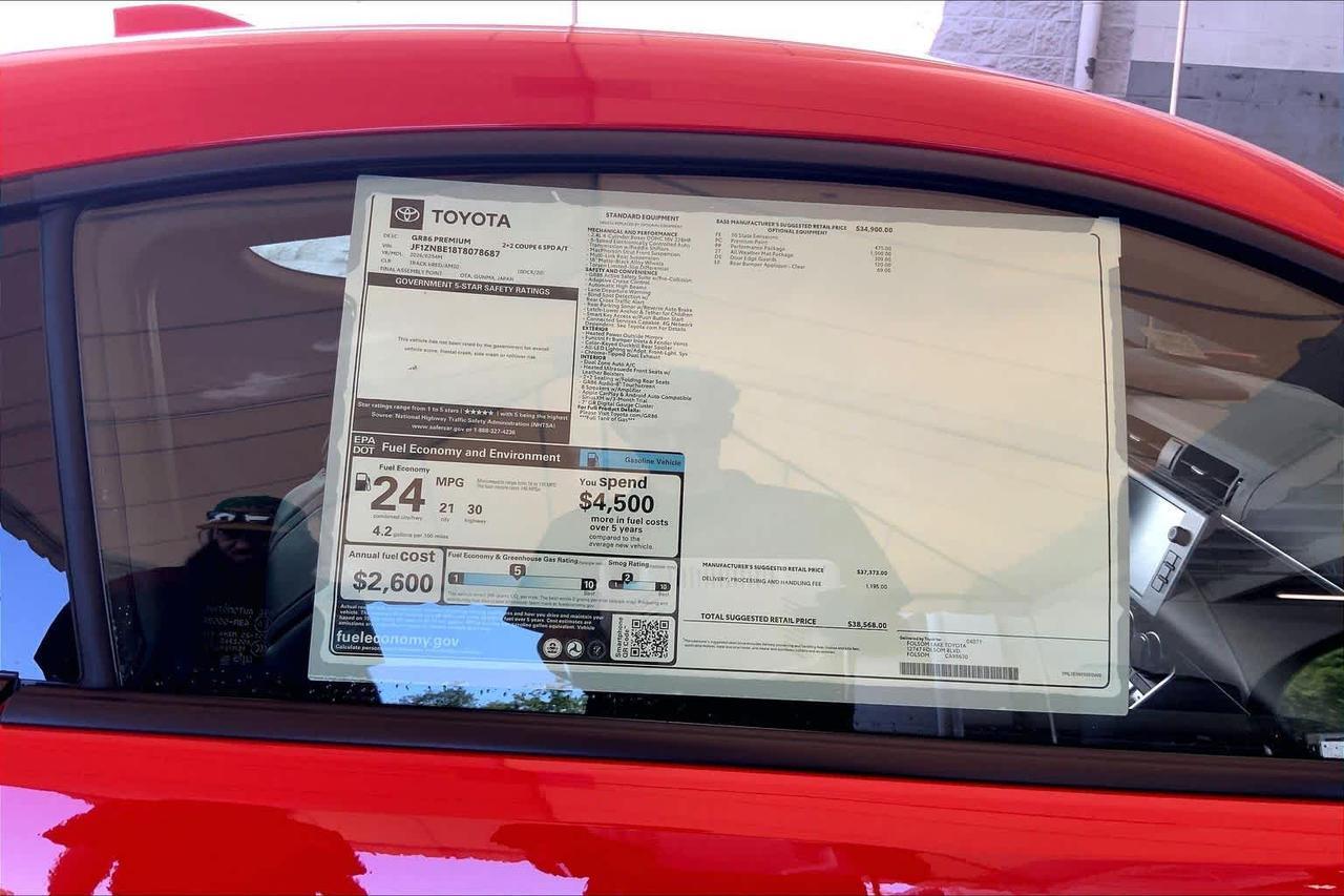 2026 Toyota GR86 Premium Folsom CA