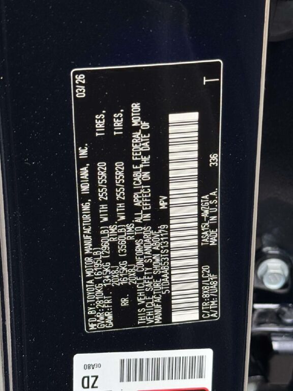 2026 Toyota Grand Highlander Limited Fredericksburg VA