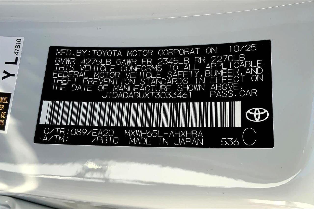 2026 Toyota Prius Limited Folsom CA
