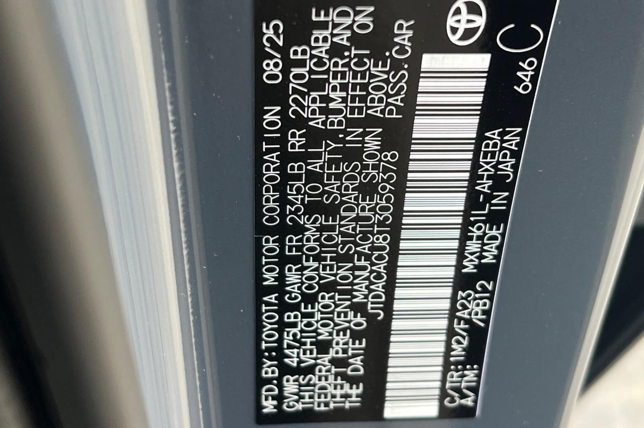 2026 Toyota Prius Plug-In Hybrid Ontario OR