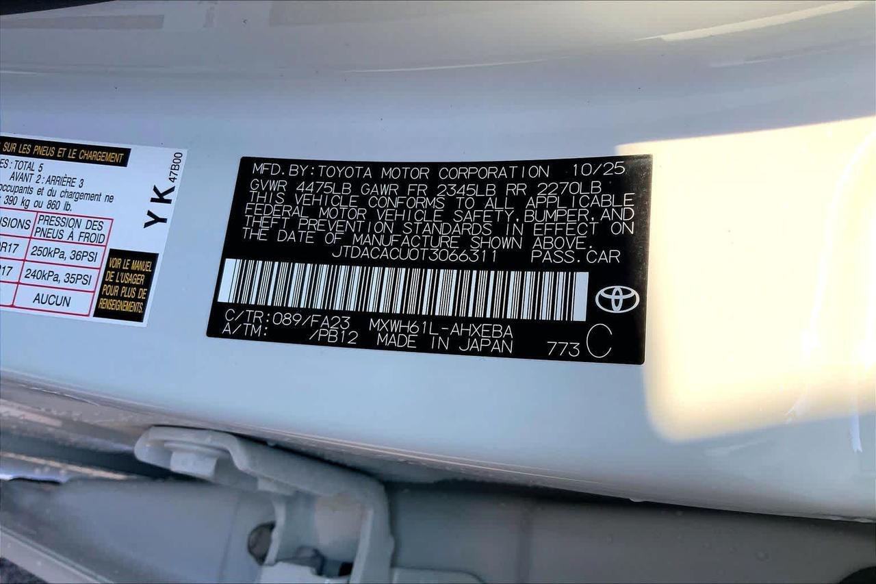 2026 Toyota Prius Plug-In Hybrid SE Folsom CA