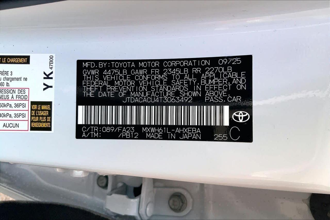 2026 Toyota Prius Plug-In Hybrid SE Folsom CA