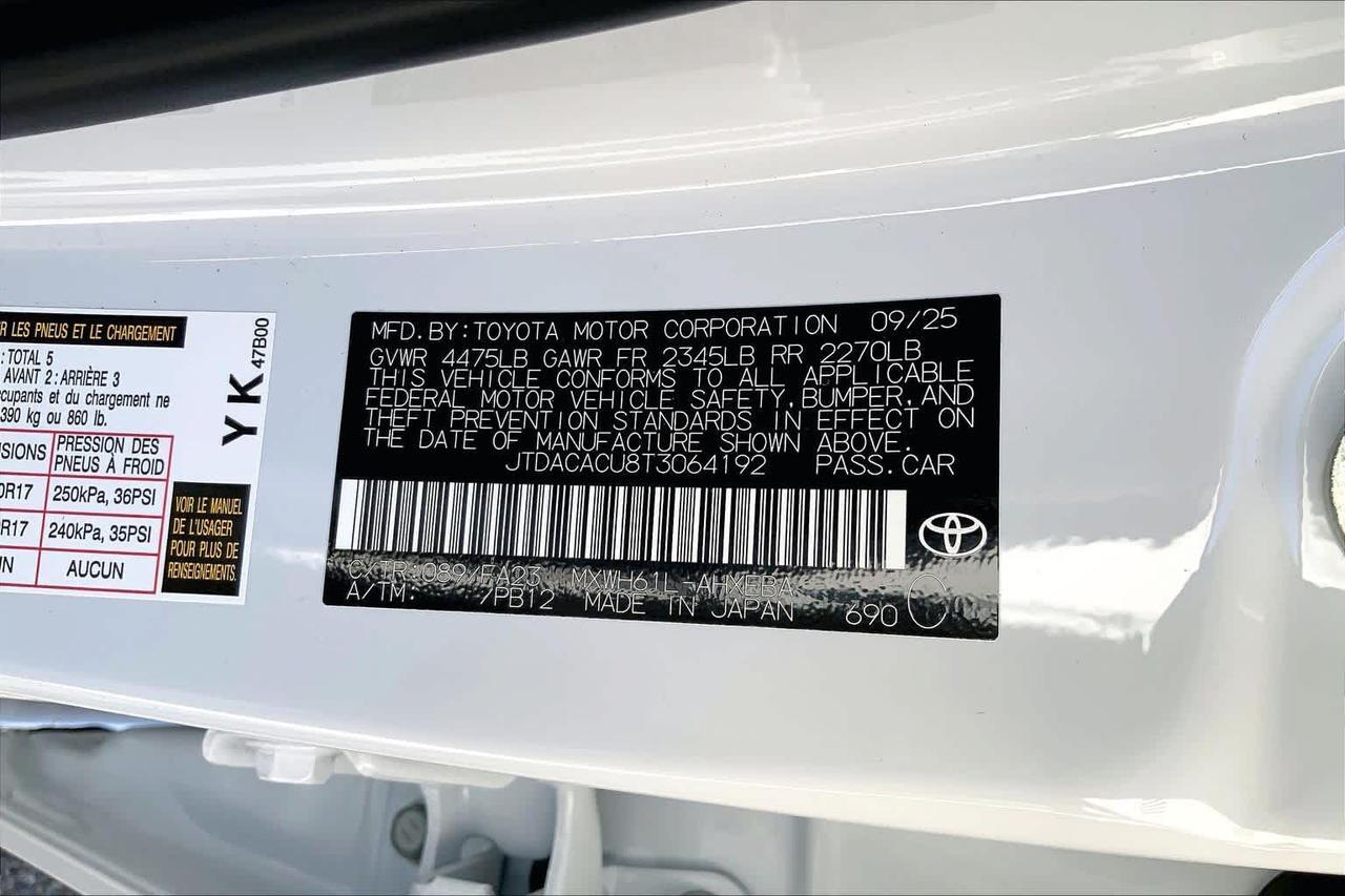 2026 Toyota Prius Plug-In Hybrid SE Folsom CA