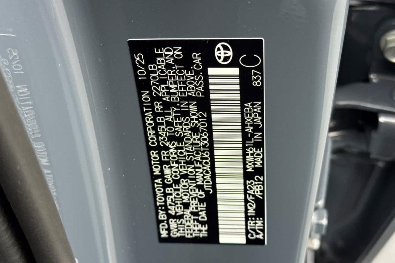 2026 Toyota Prius Plug-In Hybrid SE Roseville CA