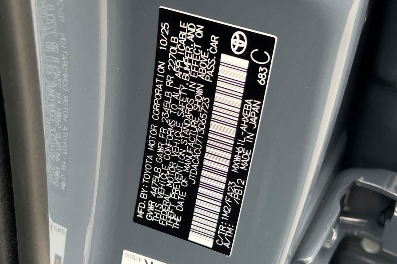 2026 Toyota Prius Plug-In Hybrid SE Roseville CA