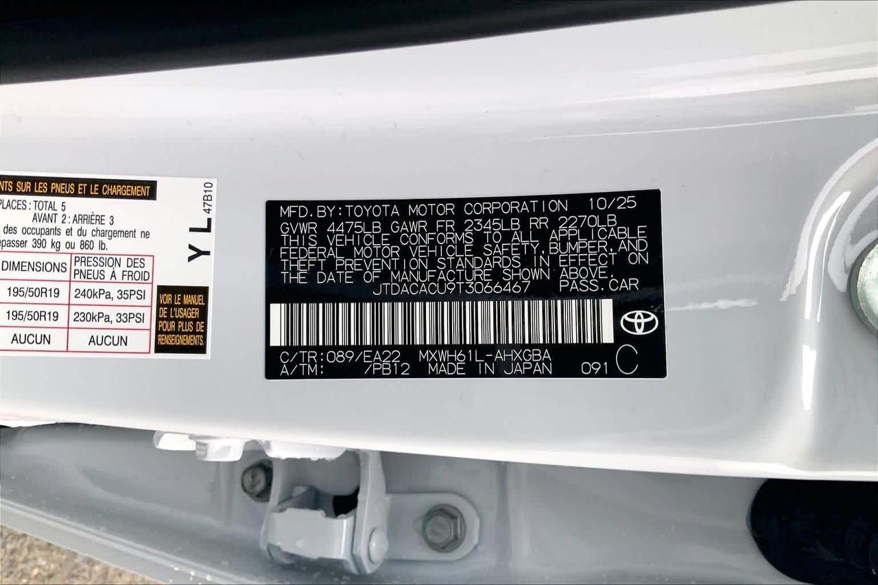 2026 Toyota Prius Plug-In Hybrid XSE Folsom CA