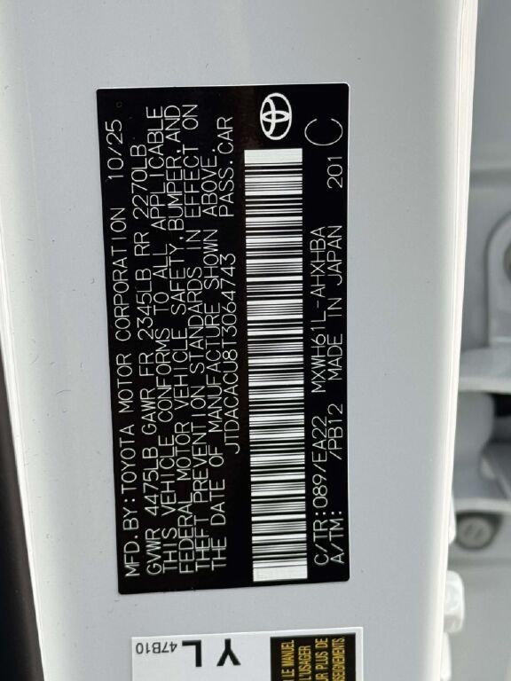 2026 Toyota Prius Plug-In Hybrid XSE Premium Fredericksburg VA