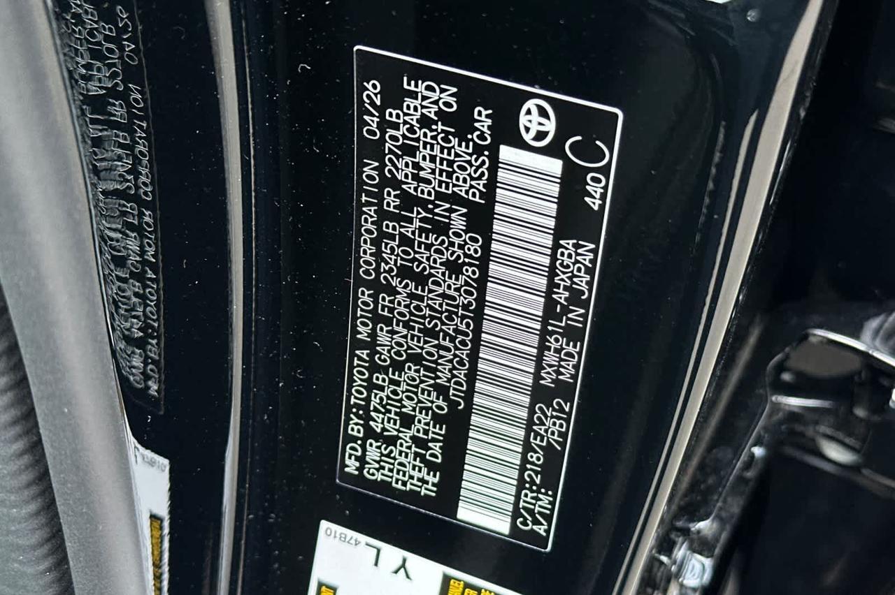 2026 Toyota Prius Plug-In Hybrid XSE Roseville CA