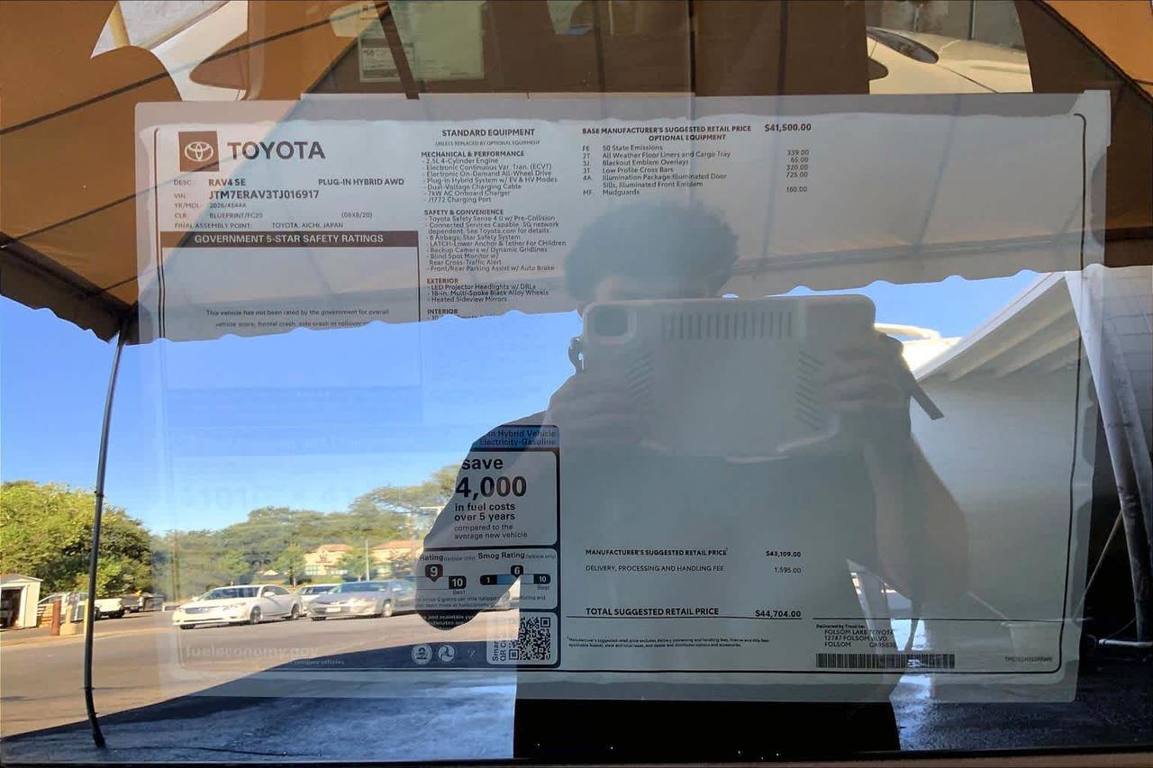 2026 Toyota RAV4 Plug-In Hybrid SE Folsom CA