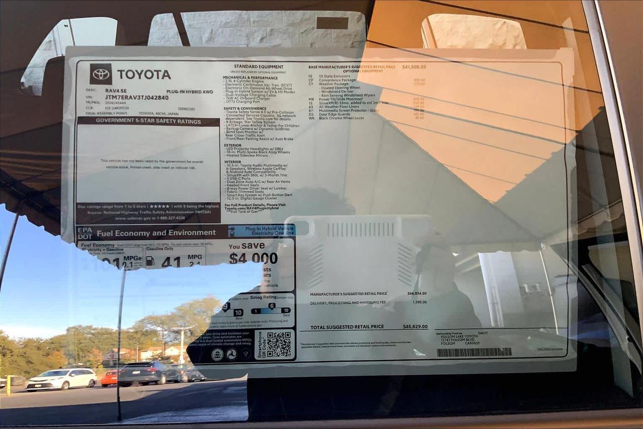 2026 Toyota RAV4 Plug-In Hybrid SE Folsom CA