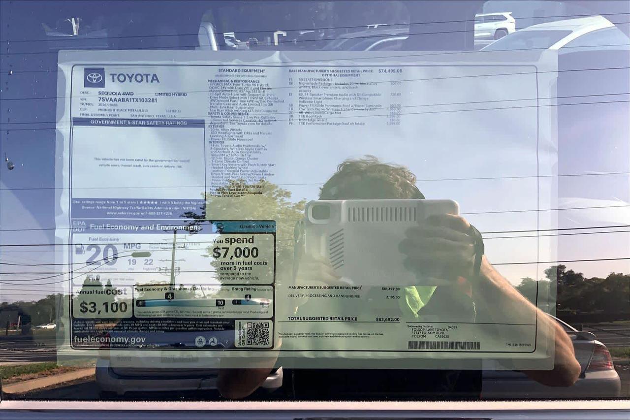 2026 Toyota Sequoia Limited Folsom CA