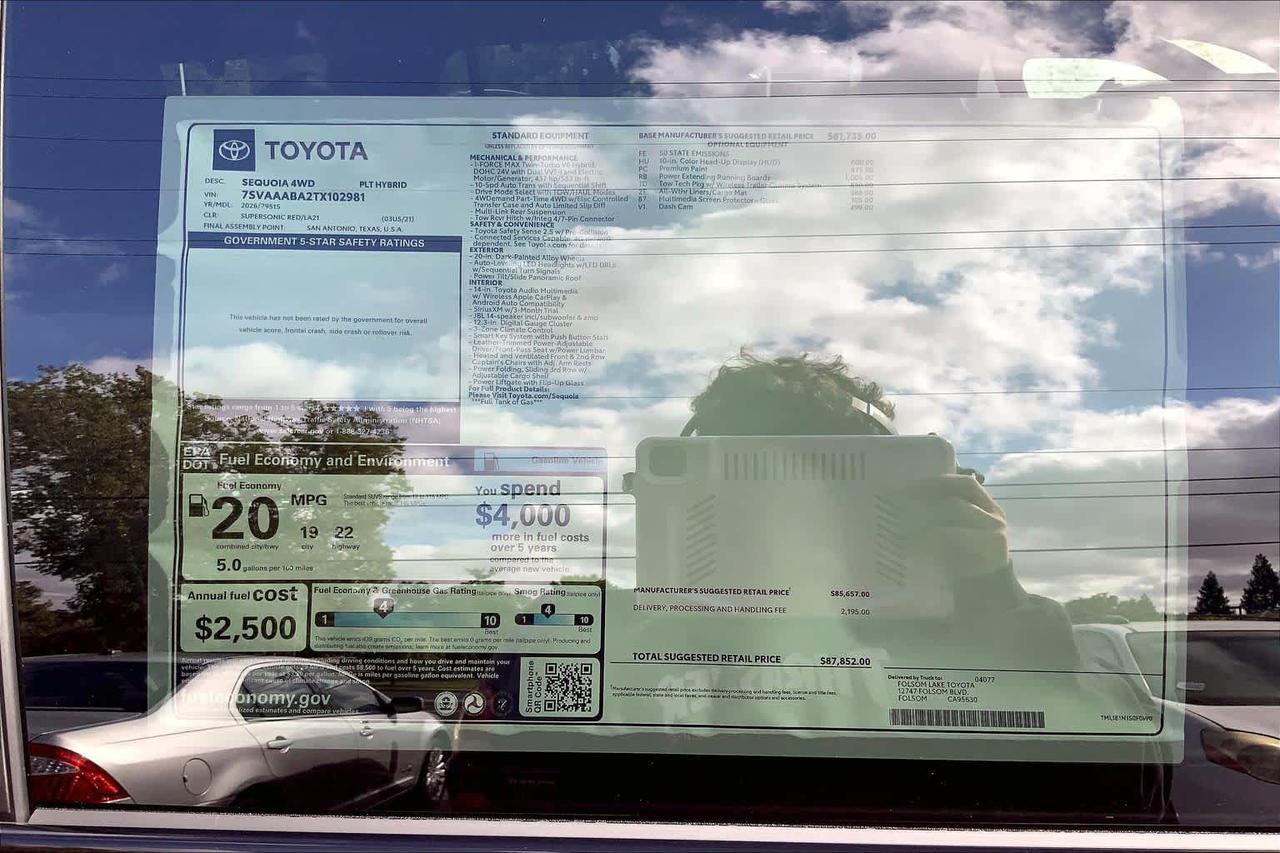 2026 Toyota Sequoia Platinum Folsom CA