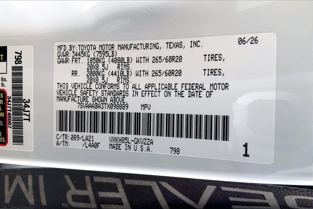 2026 Toyota Sequoia Platinum Folsom CA