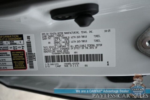 2026 Toyota Sequoia SR5 Anchorage AK