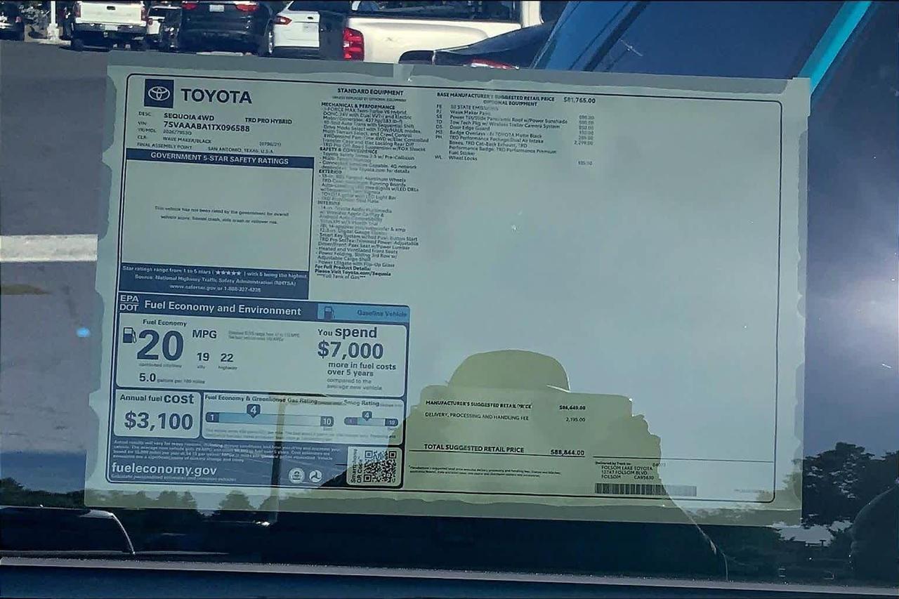 2026 Toyota Sequoia TRD Pro Folsom CA