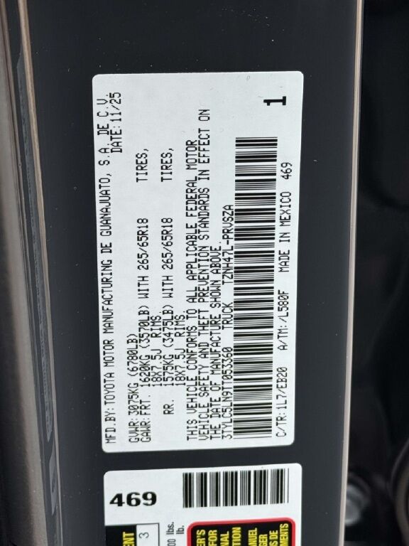 2026 Toyota Tacoma Hybrid Limited Fredericksburg VA