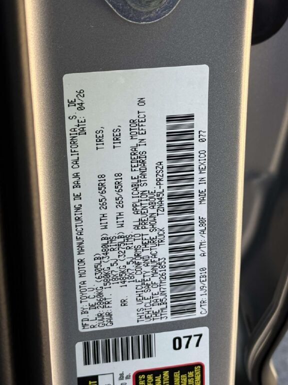 2026 Toyota Tacoma Limited Fredericksburg VA