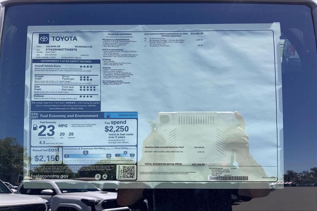 2026 Toyota Tacoma SR Folsom CA