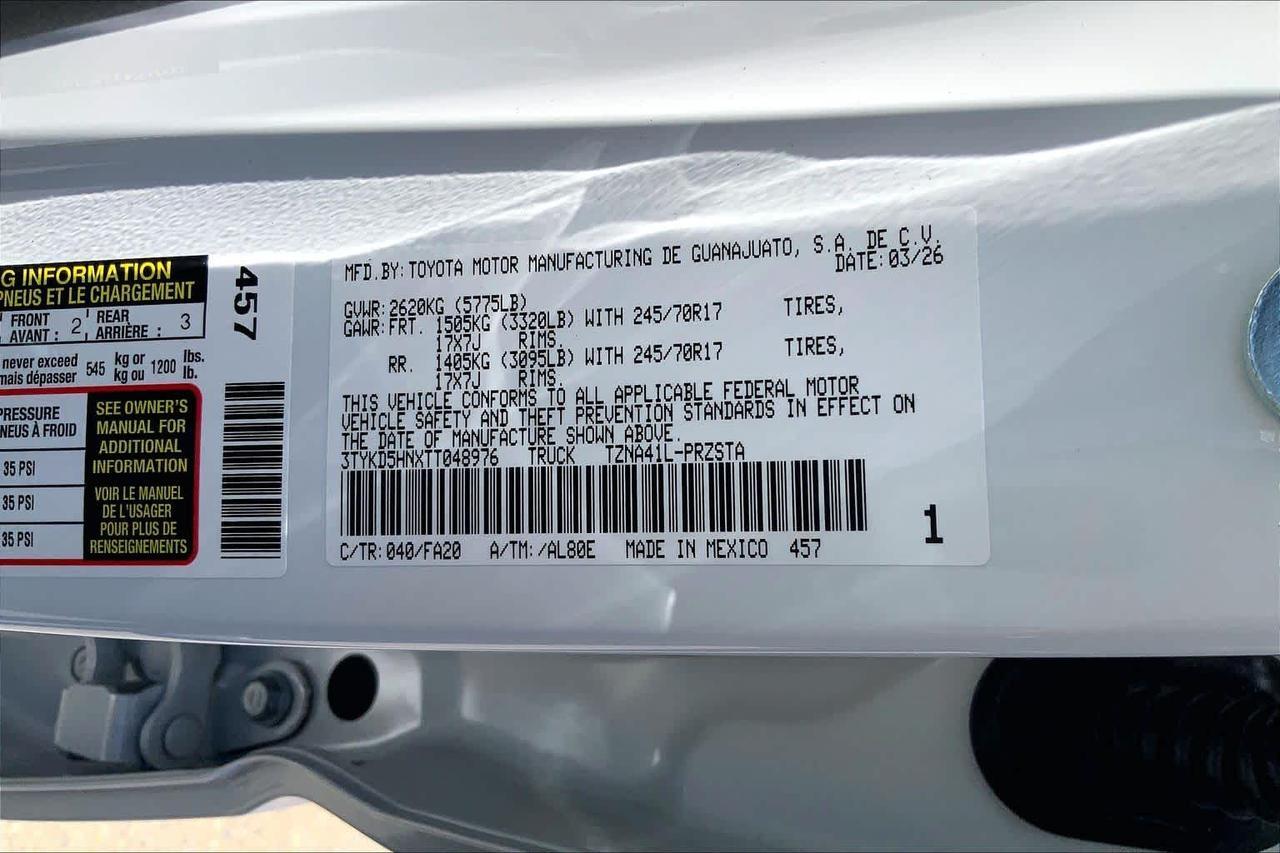 2026 Toyota Tacoma SR Folsom CA