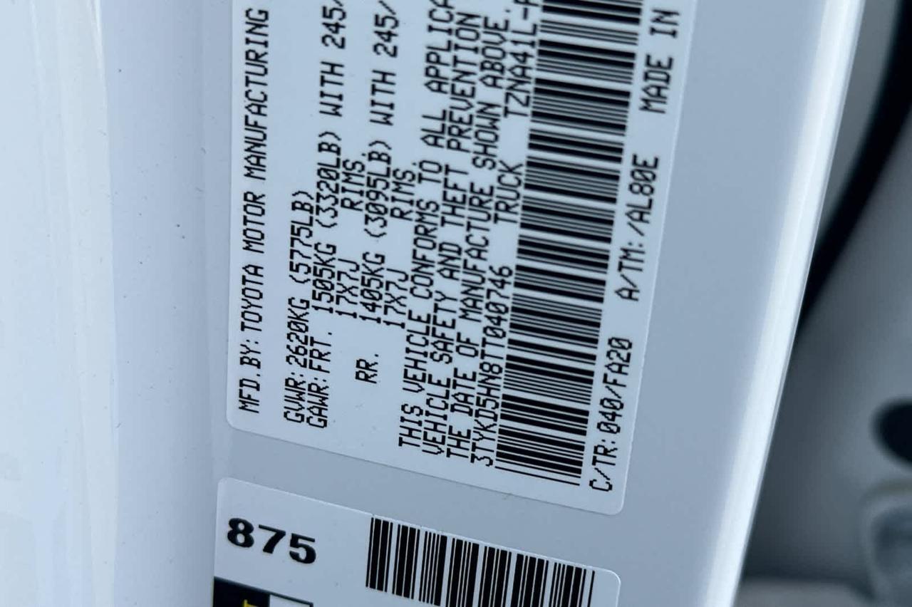 2026 Toyota Tacoma SR Roseville CA