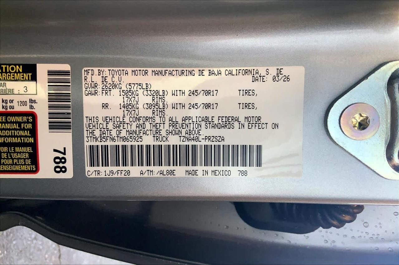 2026 Toyota Tacoma SR5 Folsom CA