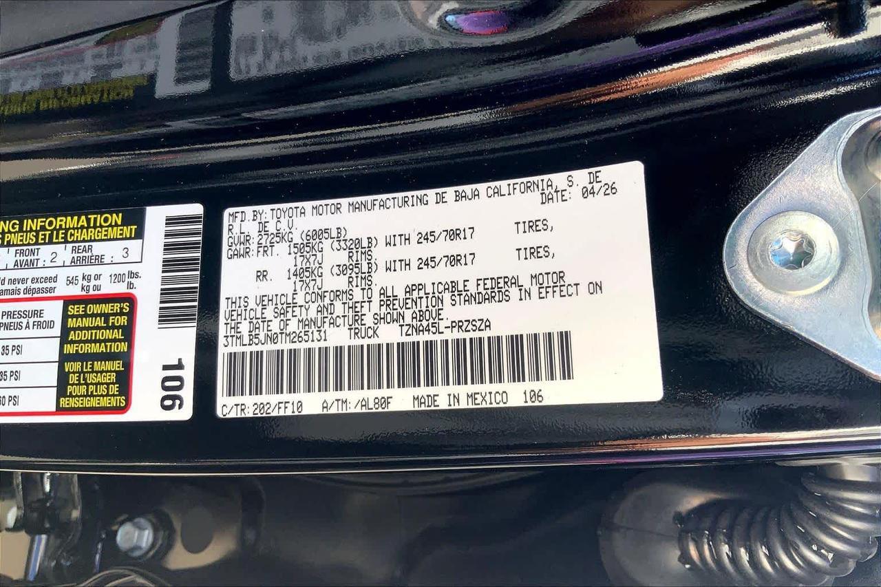2026 Toyota Tacoma SR5 Folsom CA