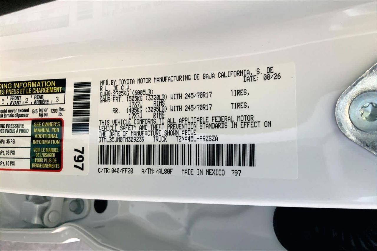 2026 Toyota Tacoma SR5 Folsom CA