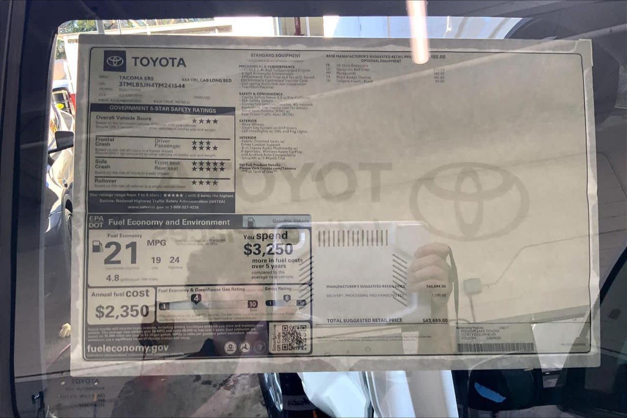 2026 Toyota Tacoma SR5 Folsom CA