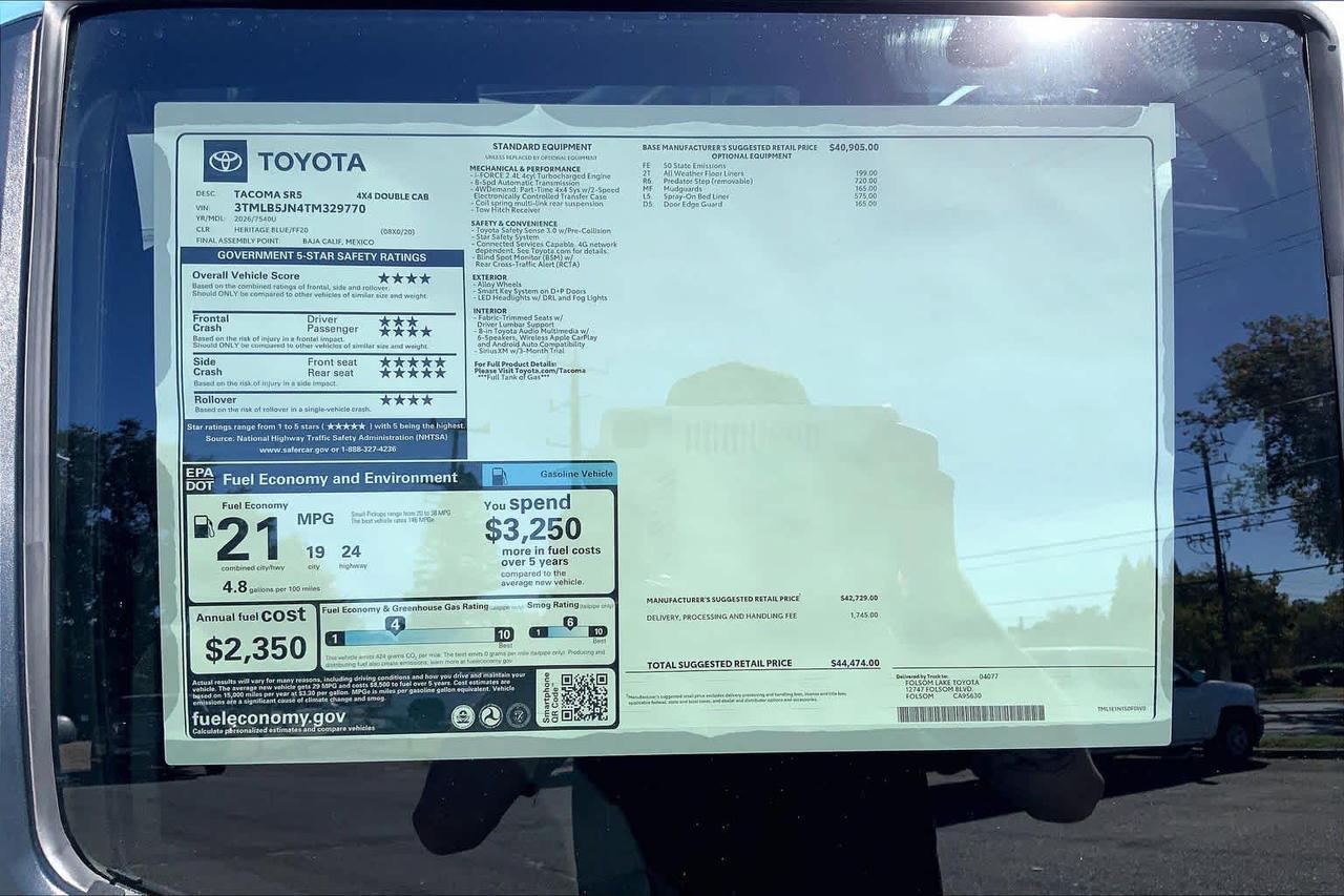 2026 Toyota Tacoma SR5 Folsom CA
