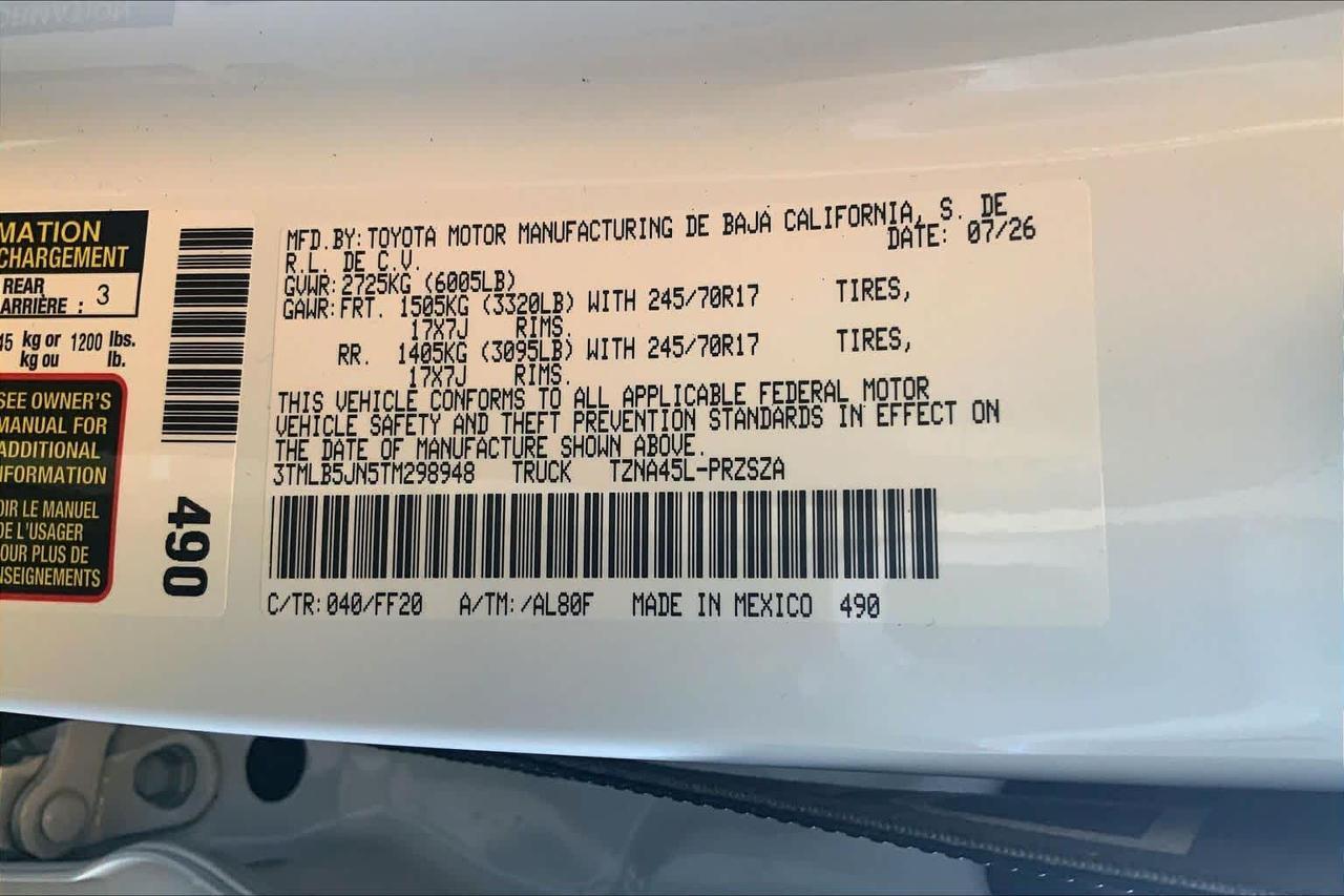 2026 Toyota Tacoma SR5 Folsom CA
