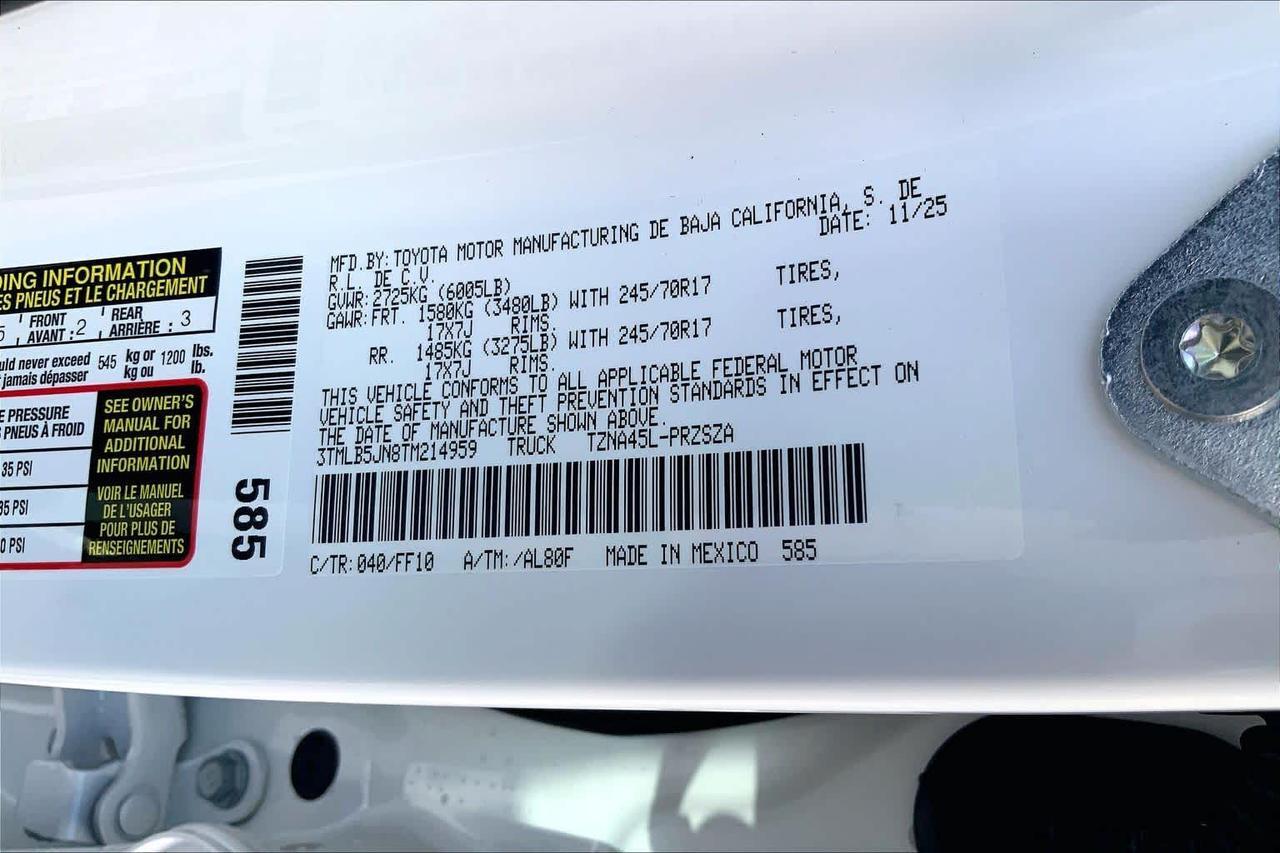 2026 Toyota Tacoma SR5 Folsom CA