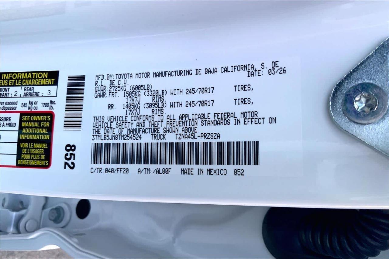 2026 Toyota Tacoma SR5 Folsom CA