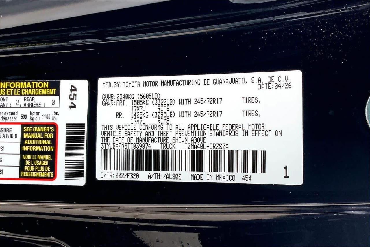 2026 Toyota Tacoma SR5 Folsom CA