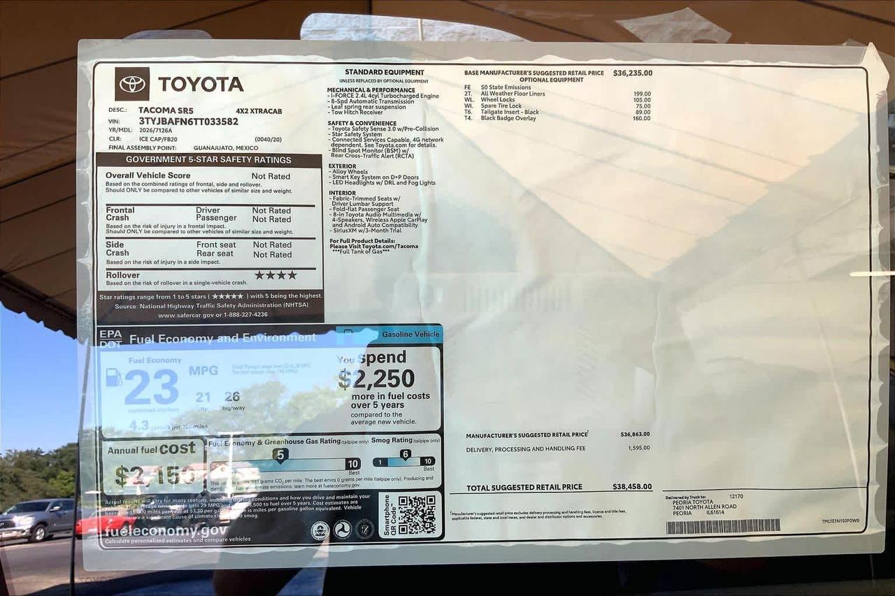 2026 Toyota Tacoma SR5 Folsom CA