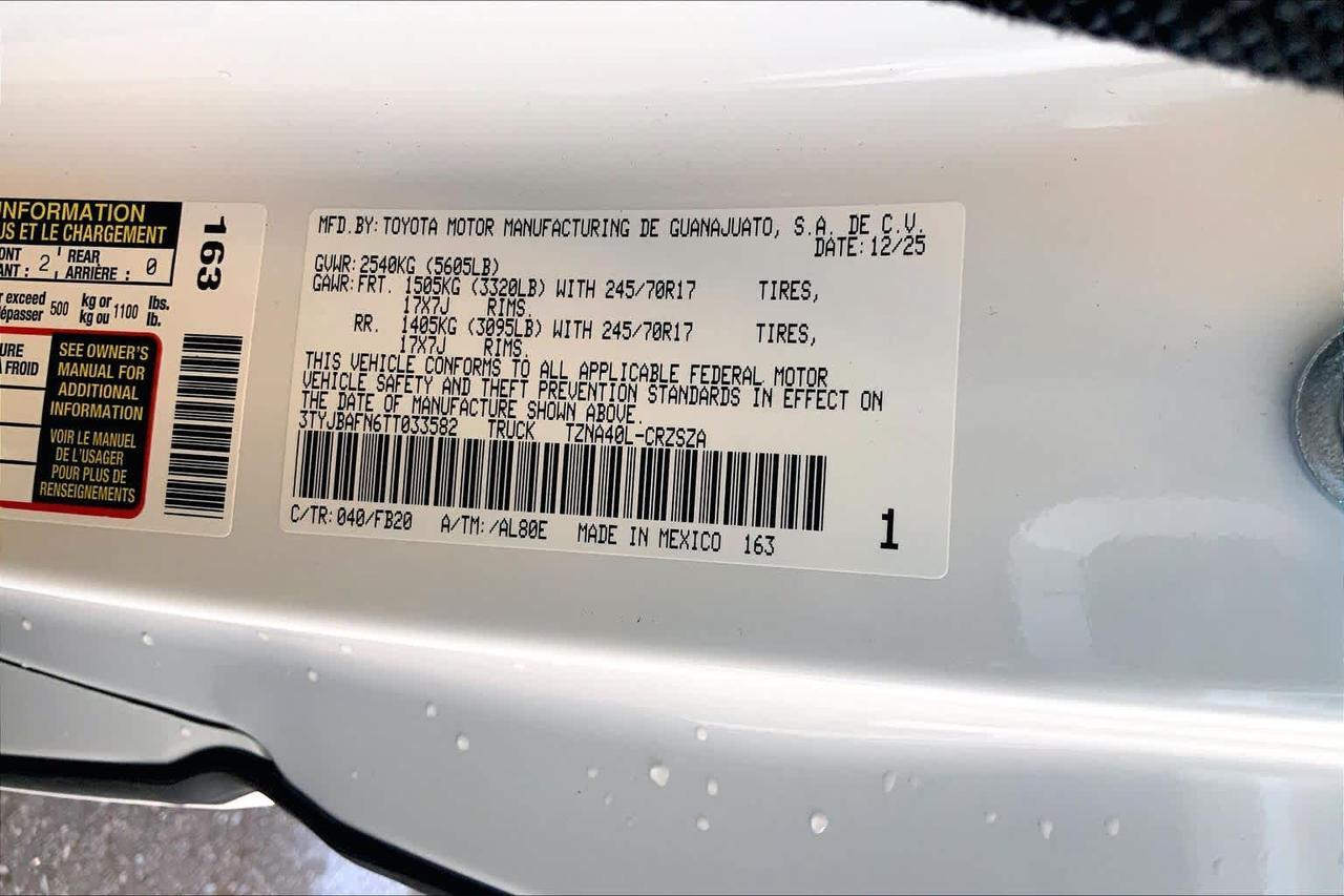 2026 Toyota Tacoma SR5 Folsom CA