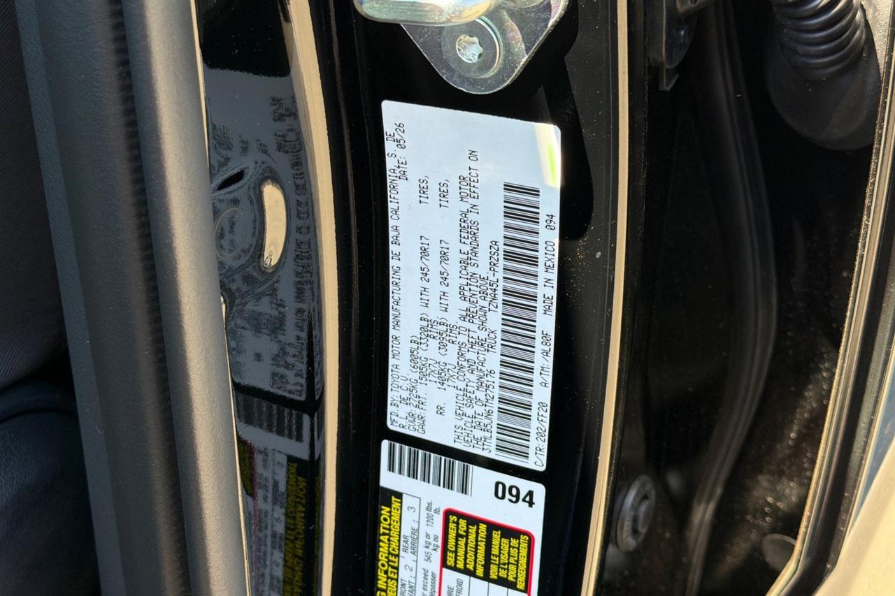 2026 Toyota Tacoma SR5 Roseville CA
