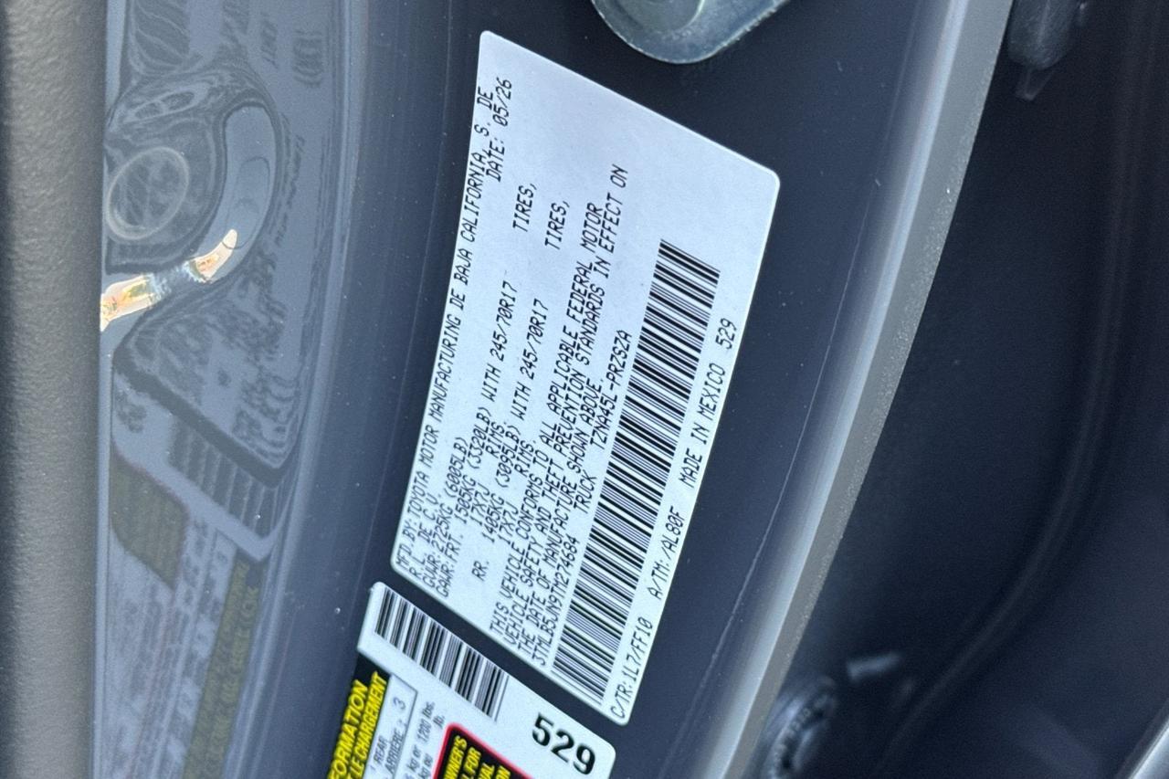 2026 Toyota Tacoma SR5 Roseville CA