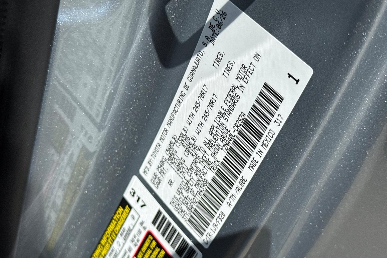 2026 Toyota Tacoma SR5 Roseville CA