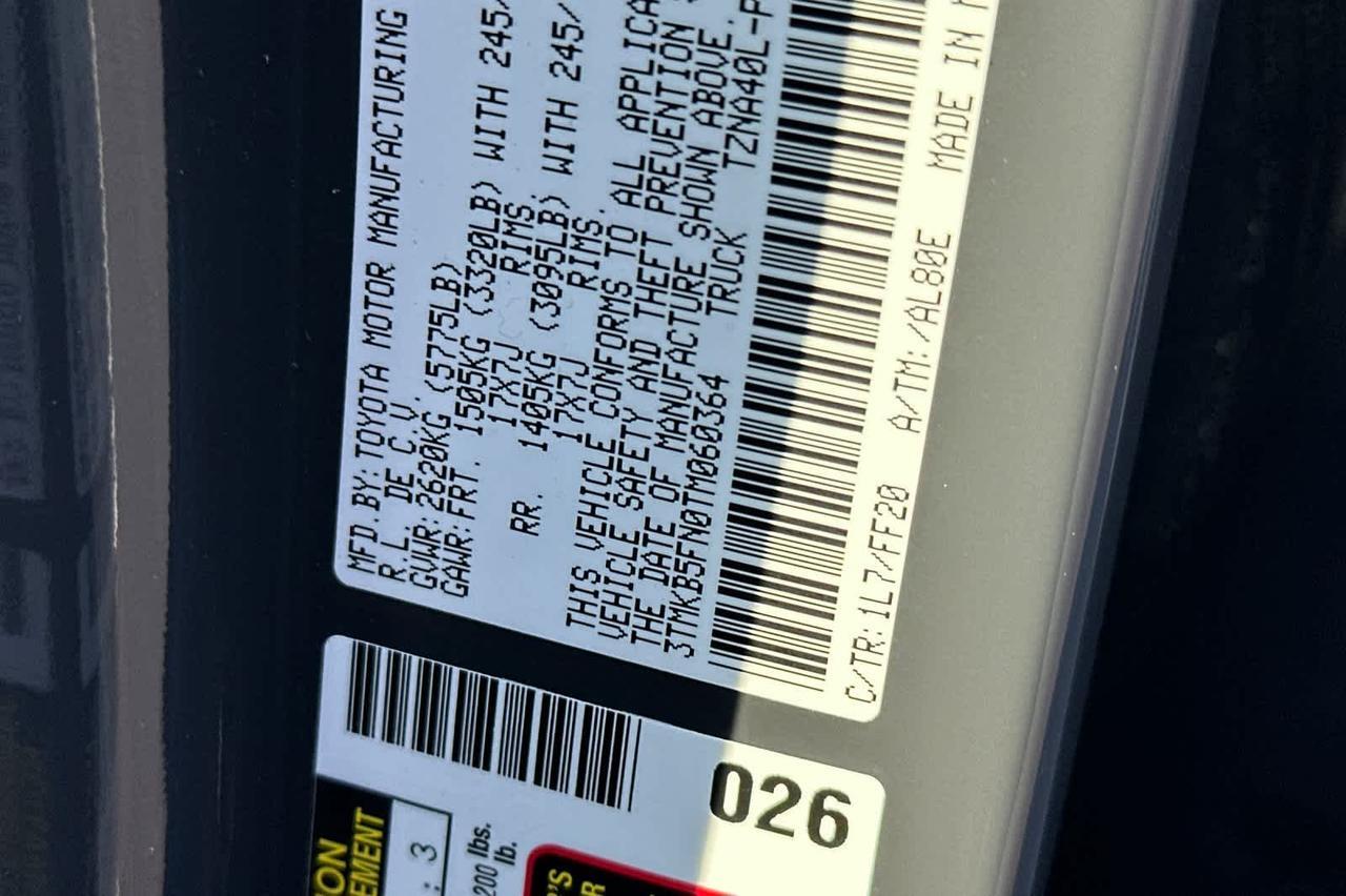 2026 Toyota Tacoma SR5 Roseville CA